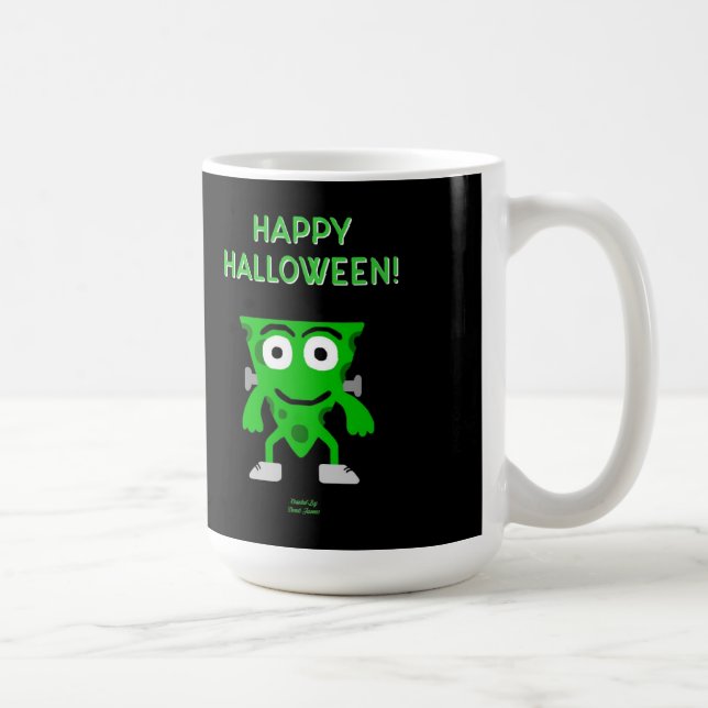 FrankenCheese Halloween Greetings Coffee Mug (Right)