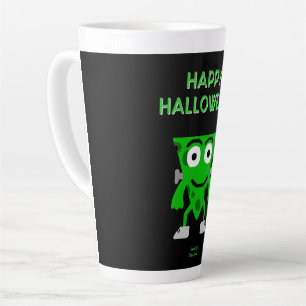 FrankenCheese Halloween Greetings Large Latte Mug