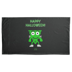 FrankenCheese Halloween Greetings Pillowcase