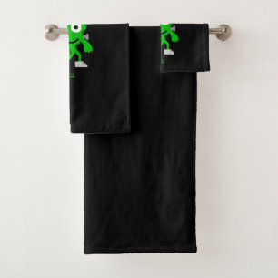 FrankenCheese Halloween Greetings Towel Set