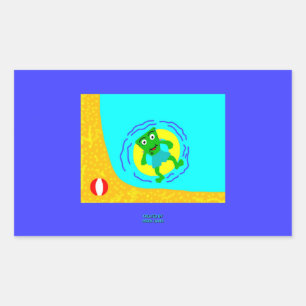 FrankenCheese Summer Rectangle Sticker