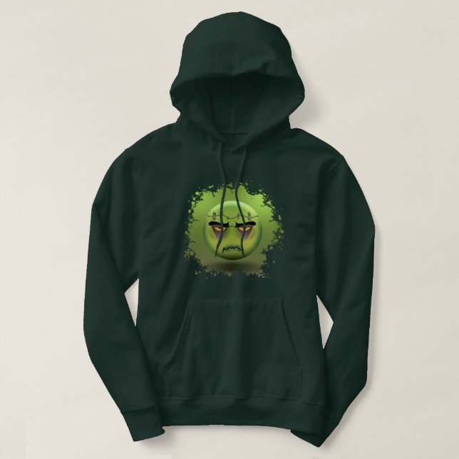 Frankenmoji Coat Jacket Hoodie (Design Front)