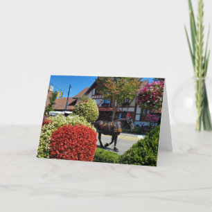 Frankenmuth horse drawn carriage thank you card