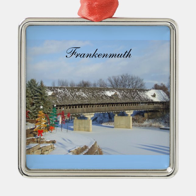 Frankenmuth Michigan Christmas Ornament (Front)