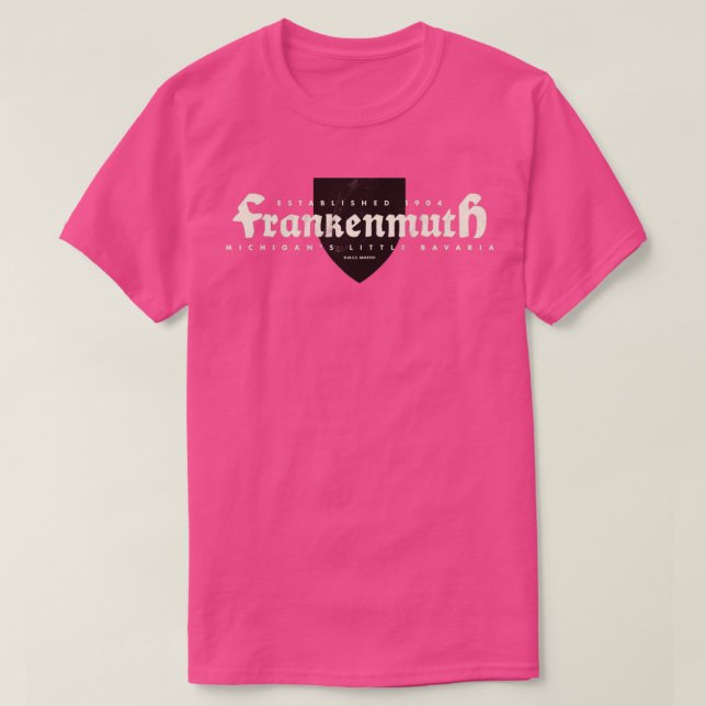 Frankenmuth Michigan Shield T-Shirt (Design Front)