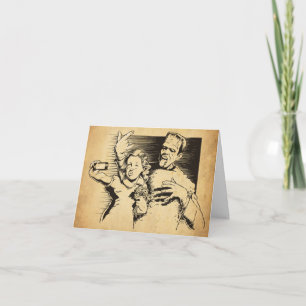 Frankenselfie Greeting Card