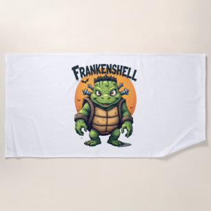 Frankenshell Turtle Beach Towel