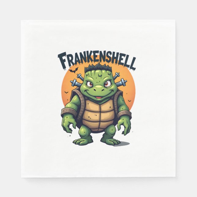 Frankenshell Turtle Napkin (Front)