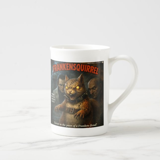 Frankensquirrel Bone China Mug (Right)
