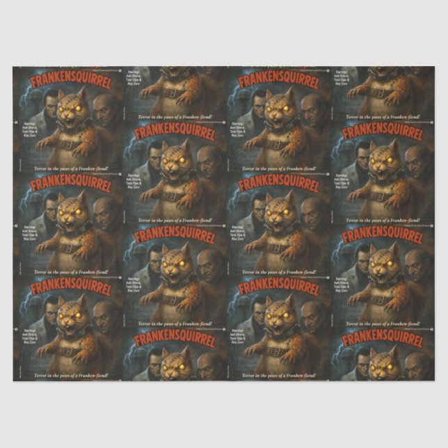 Frankensquirrel Tissue Paper (Front)