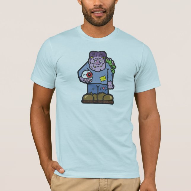 frankenstein and frog  T-Shirt (Front)