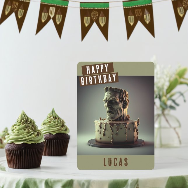 Frankenstein Birthday Card (Creator Uploaded)
