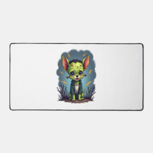 Frankenstein Chihuahua Shock Desk Mat