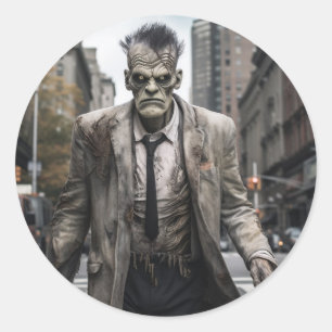 Frankenstein Classic Round Sticker
