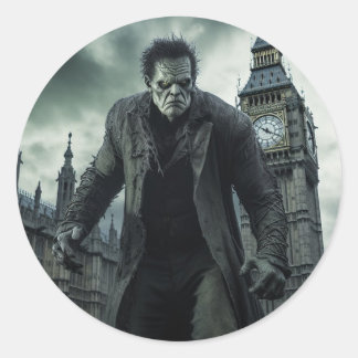 Frankenstein Classic Round Sticker