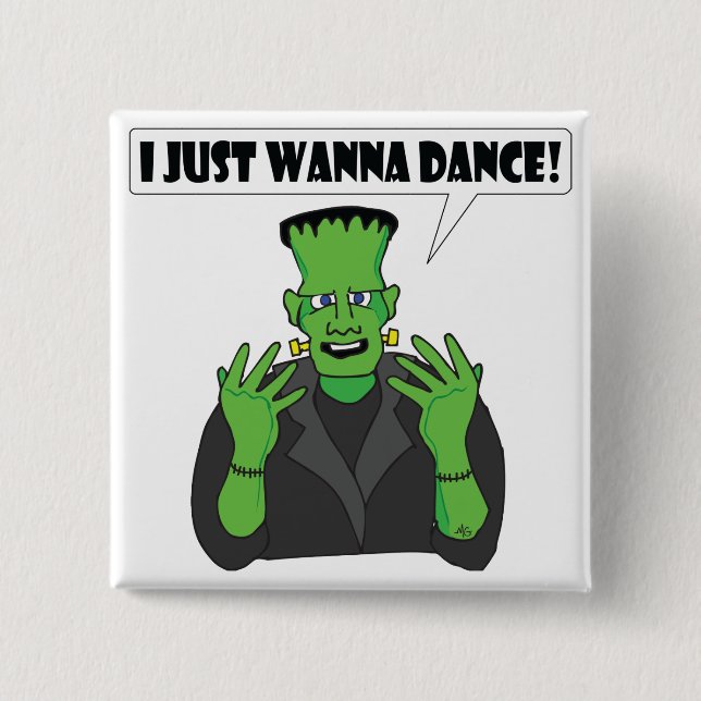 FRANKENSTEIN dance 15 Cm Square Badge (Front)