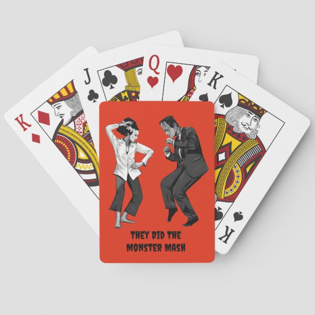 Frankenstein Dancing Playing Cards (Back)