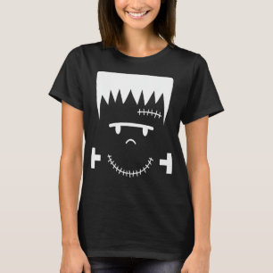 Frankenstein Face Funny Halloween Costume T-Shirt