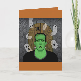 Frankenstein & Ghosts Card