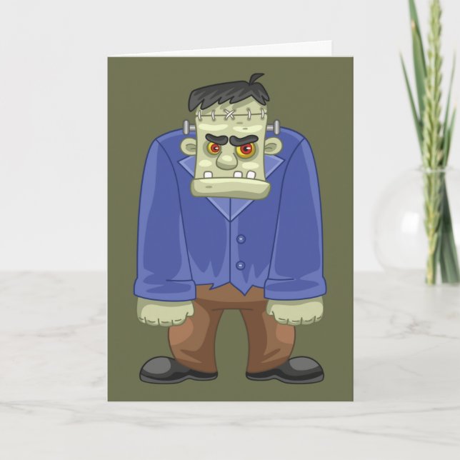 Frankenstein Greeting Card (Front)
