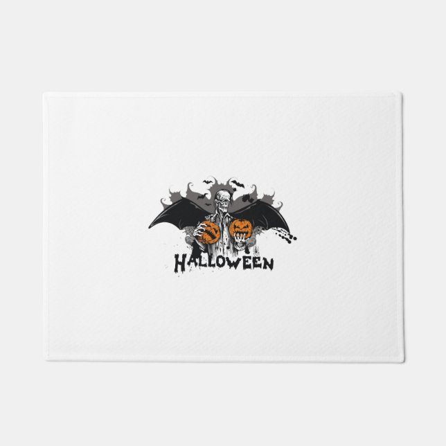 Frankenstein Halloween Doormat (Front)