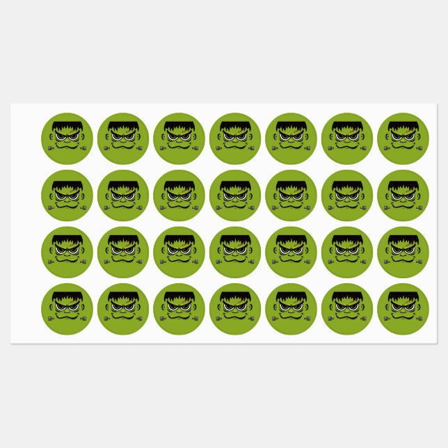 Frankenstein Halloween Face (Sheet)
