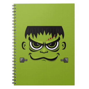Frankenstein Halloween Face Notebook