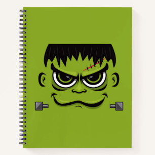 Frankenstein Halloween Face Notebook