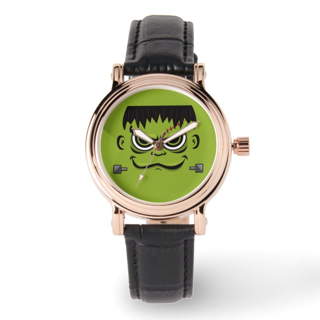 Frankenstein Halloween Face Watch (Front)