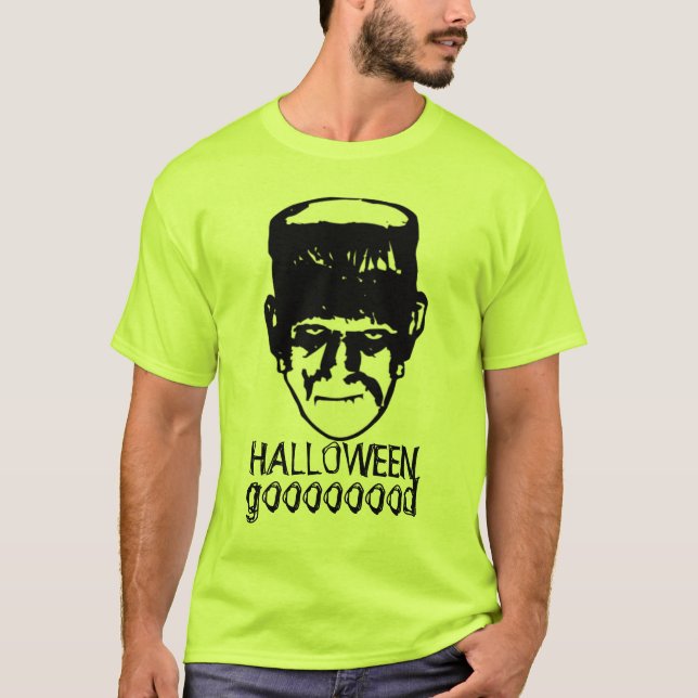 Frankenstein Halloween Good funny shirt (Front)