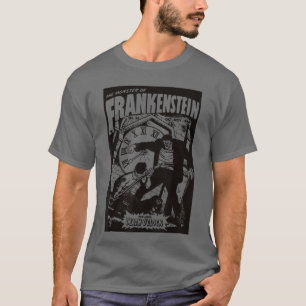 Frankenstein Halloween Horror Comic Vintage Horror T-Shirt