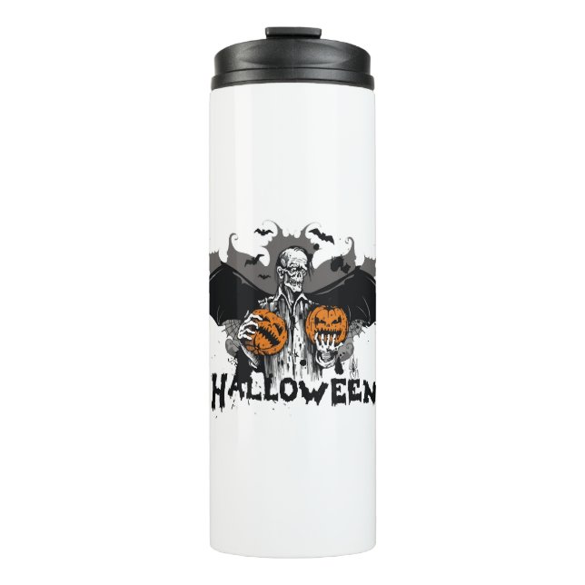 Frankenstein Halloween Thermal Tumbler (Front)