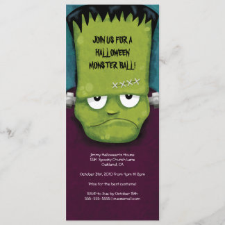 Frankenstein Monster Ball | Halloween Party Invita Invitation