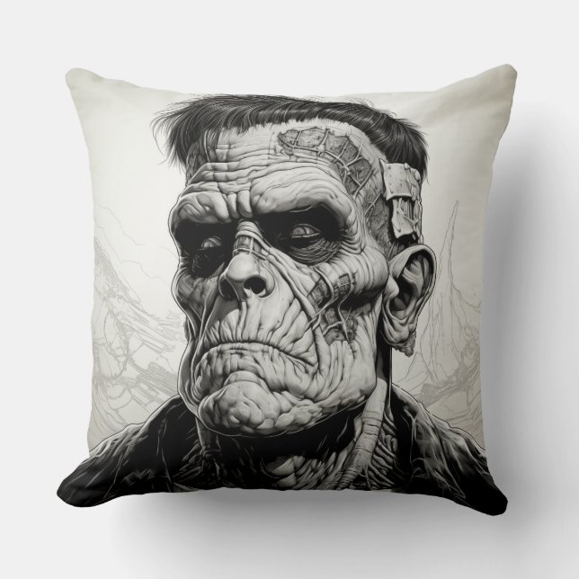 Frankenstein Monster Cushion (Front)