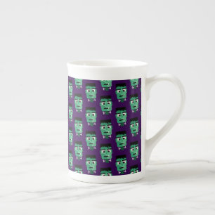 Frankenstein Monster Illustration Bone China Mug