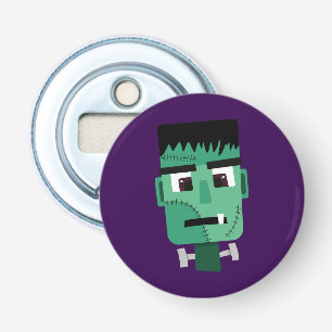 Frankenstein Monster Illustration Bottle Opener