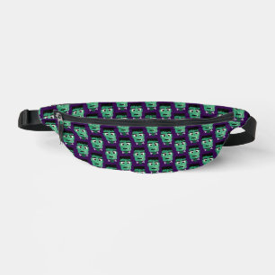 Frankenstein Monster Illustration Bum Bags