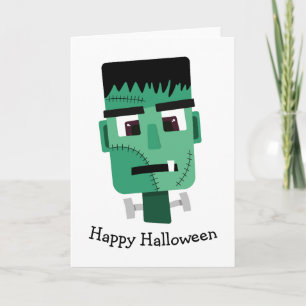 Frankenstein Monster Illustration Card