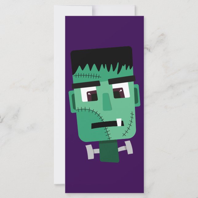 Frankenstein Monster Illustration Card (Front)