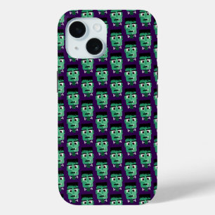 Frankenstein Monster Illustration iPhone 15 Case