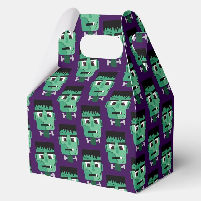 Frankenstein Monster Illustration Favour Box (Back)