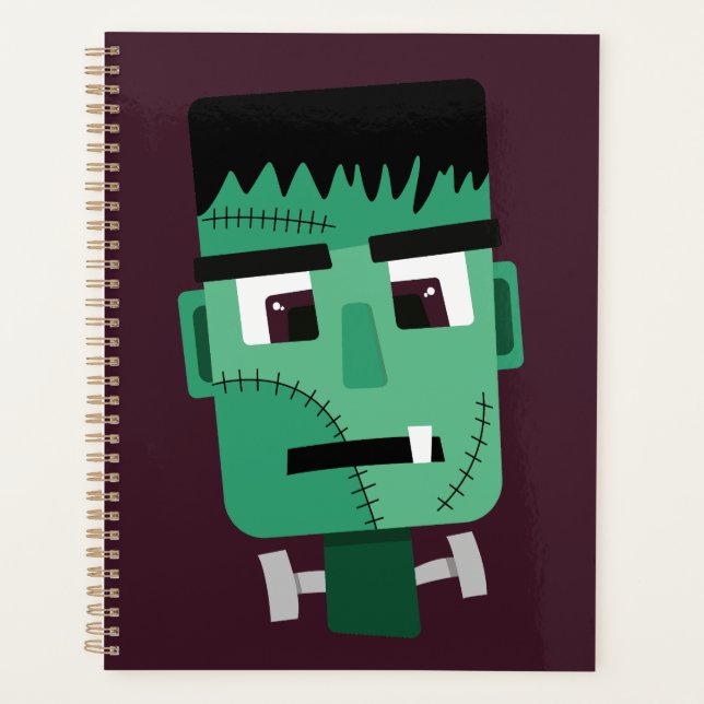Frankenstein Monster Illustration Planner (Front)