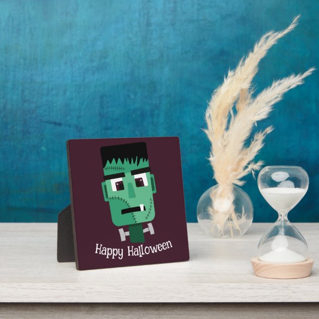 Frankenstein Monster Illustration Plaque (Insitu)