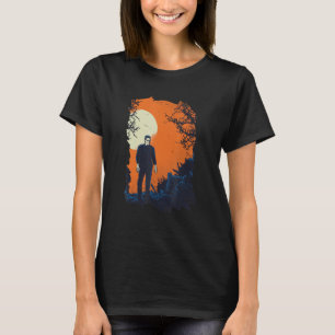 Frankenstein Monster is Walking in the Sunset Hall T-Shirt