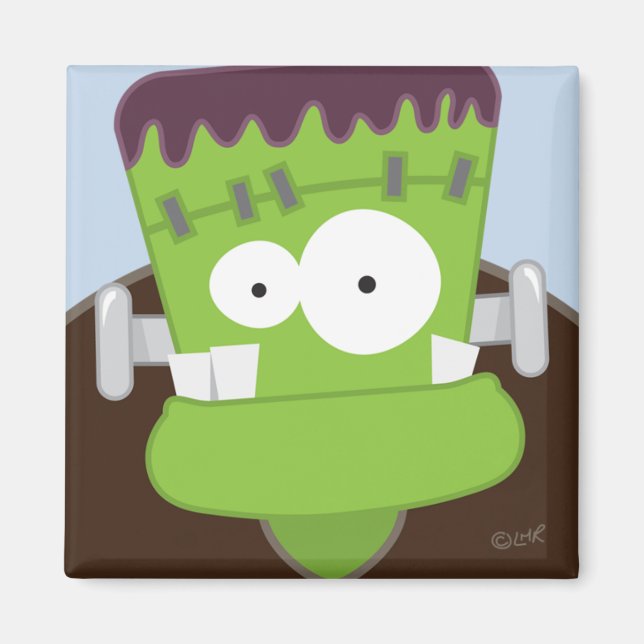 Frankenstein Monster Kids Halloween Magnet (Front)