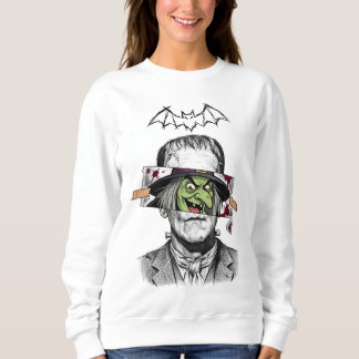 Frankenstein Monster Meets Wicked Witch | Vintage Sweatshirt