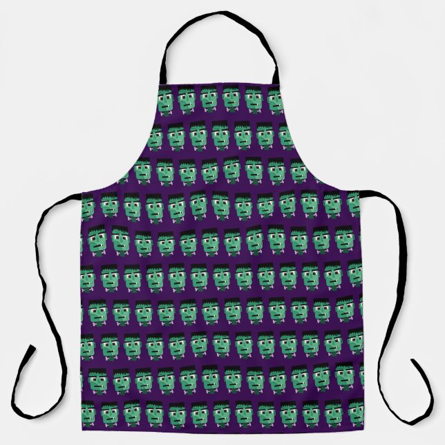 Frankenstein Monster's Head Apron (Front)