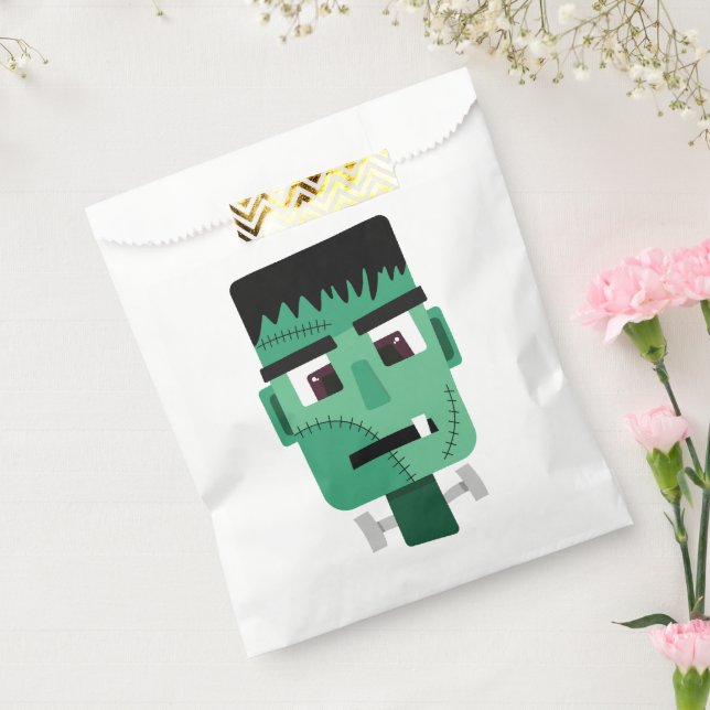 Frankenstein Monster's Head Favour Bags (Sealed)