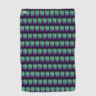 Frankenstein Monster's Head Golf Towel