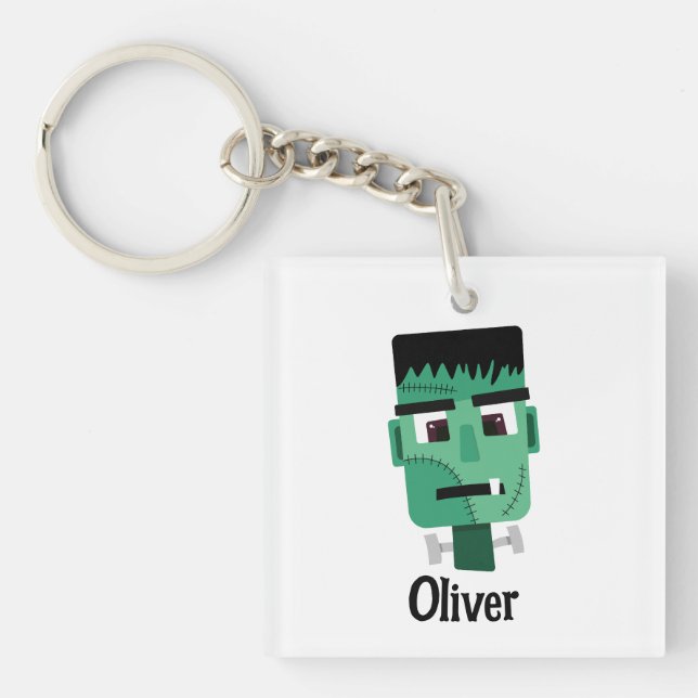 Frankenstein Monster's Head Key Ring (Front)